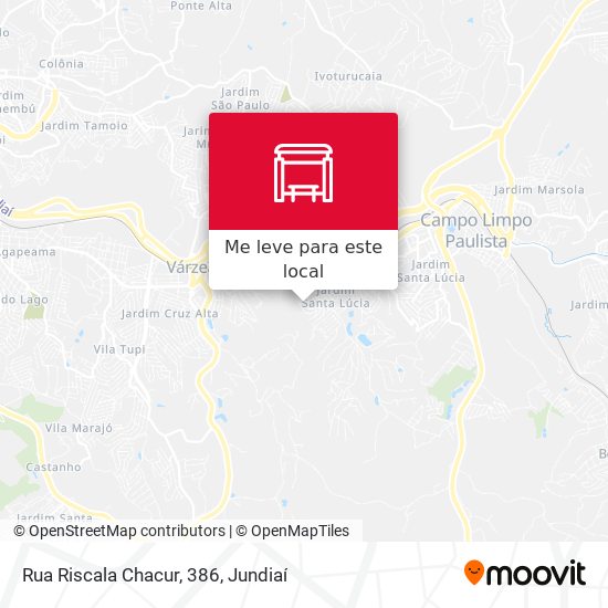 Rua Riscala Chacur, 386 mapa