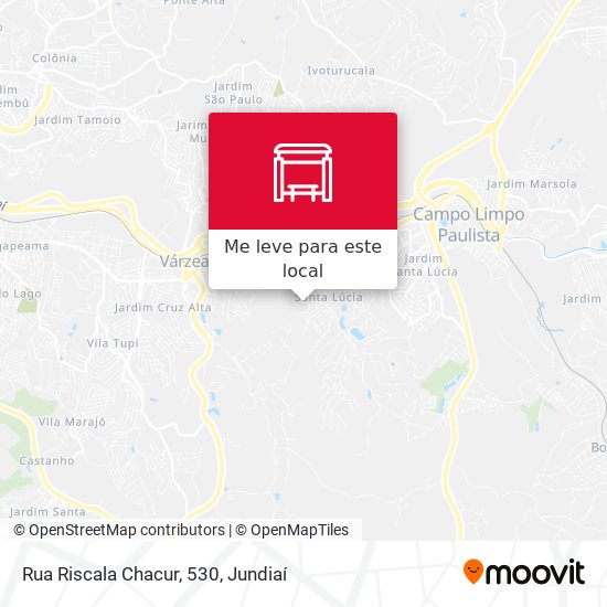 Rua Riscala Chacur, 530 mapa