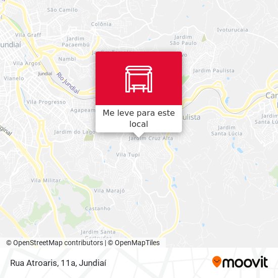 Rua Atroaris, 11a mapa