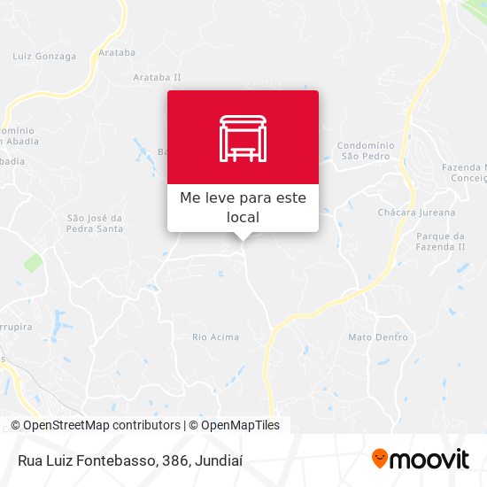 Rua Luiz Fontebasso, 386 mapa