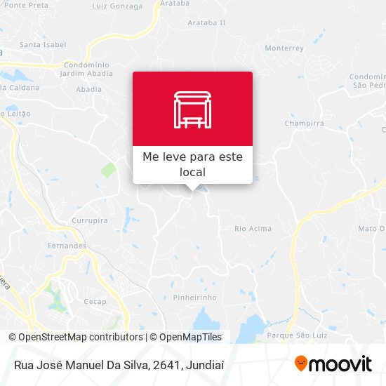 Rua José Manuel Da Silva, 2641 mapa