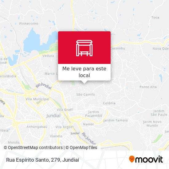 Rua Espírito Santo, 279 mapa
