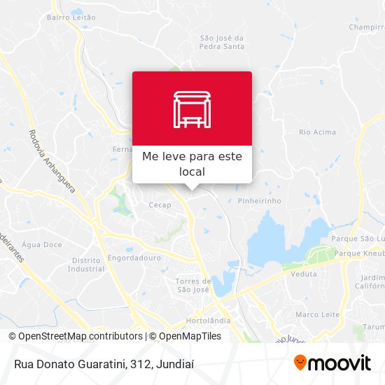 Rua Donato Guaratini, 312 mapa
