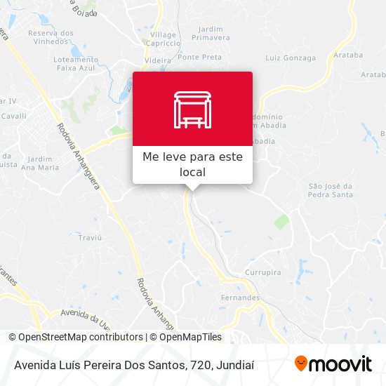 Avenida Luís Pereira Dos Santos, 720 mapa