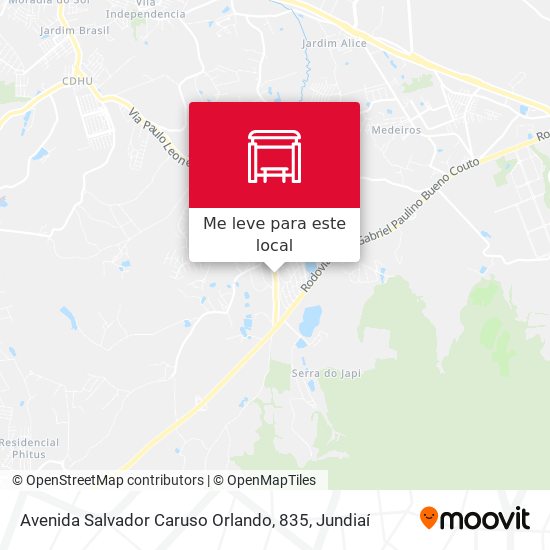 Avenida Salvador Caruso Orlando, 835 mapa