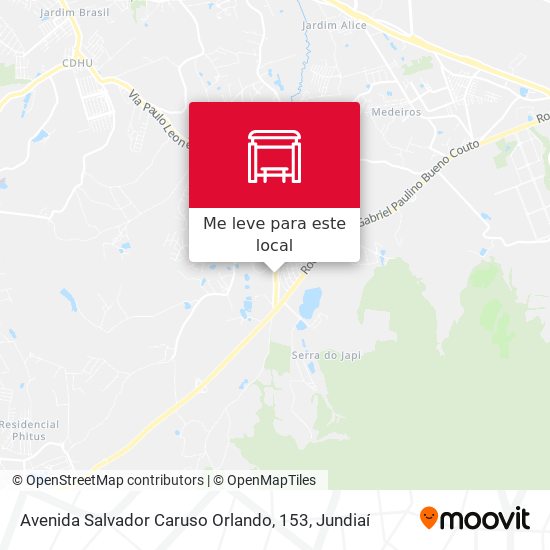 Avenida Salvador Caruso Orlando, 153 mapa