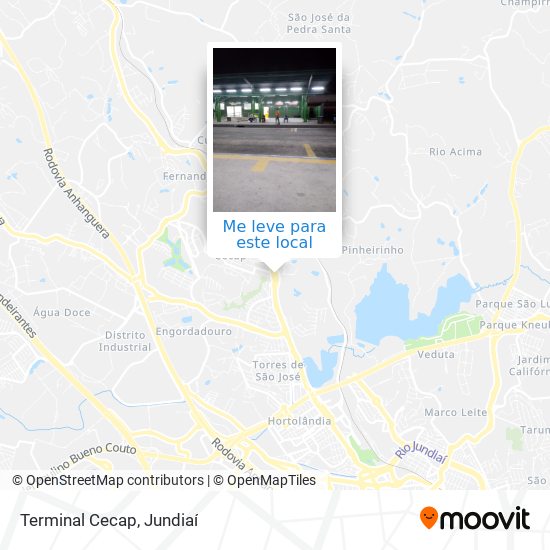 Terminal Cecap mapa