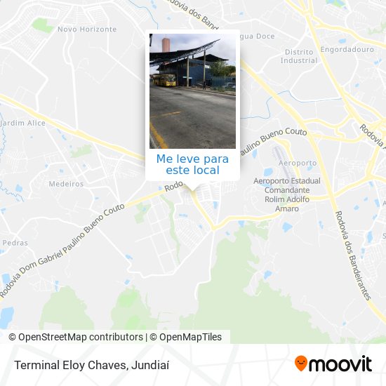 Terminal Eloy Chaves mapa