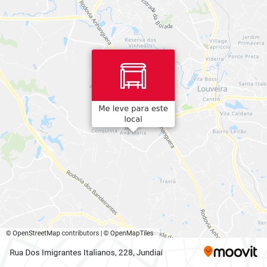 Rua Dos Imigrantes Italianos, 228 mapa