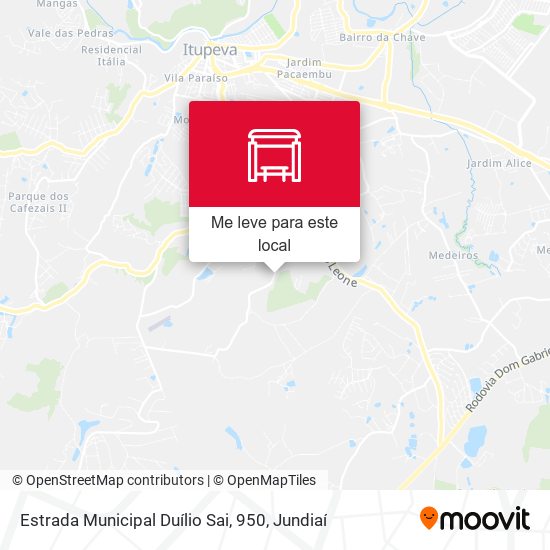 Estrada Municipal Duílio Sai, 950 mapa