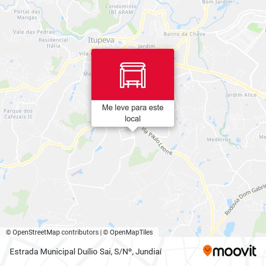 Estrada Municipal Duílio Sai, S / Nº mapa