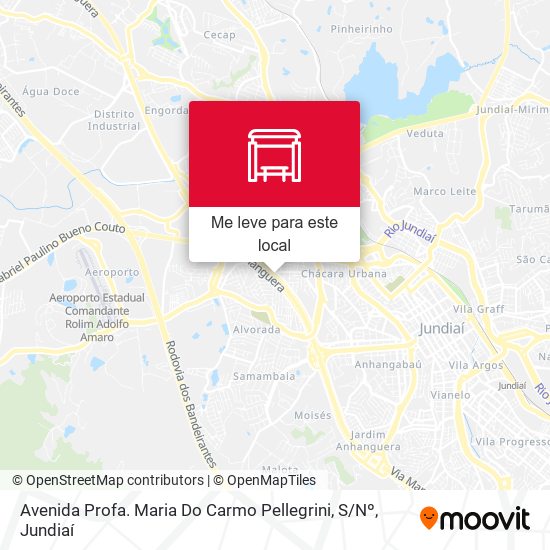 Avenida Profa. Maria Do Carmo Pellegrini, S / Nº mapa