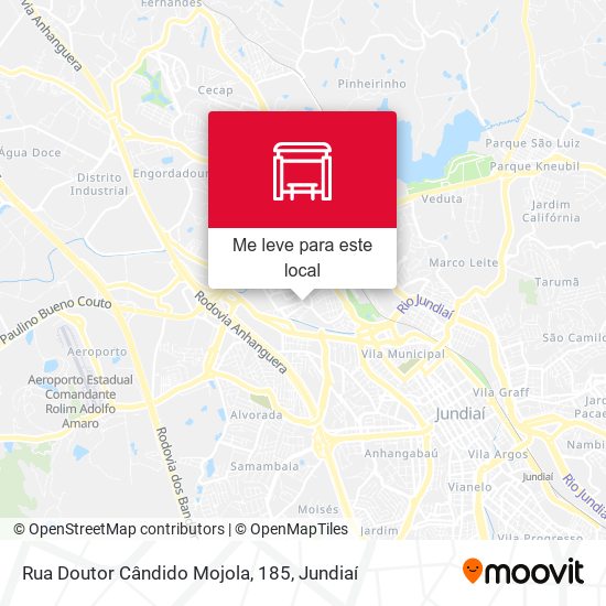 Rua Doutor Cândido Mojola, 185 mapa