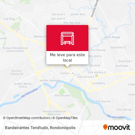 Bandeirantes Tendtudo mapa