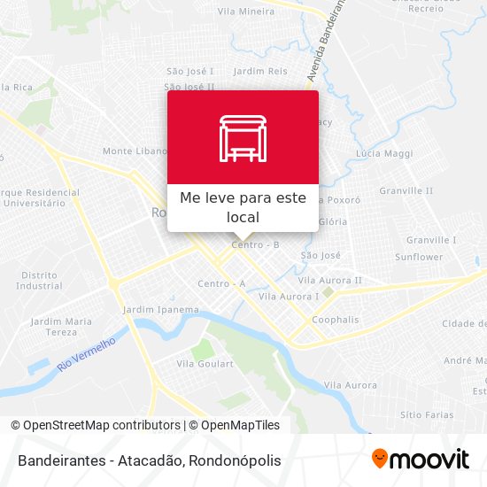Bandeirantes - Atacadão mapa