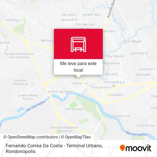 Fernando Correa Da Costa - Terminal Urbano mapa