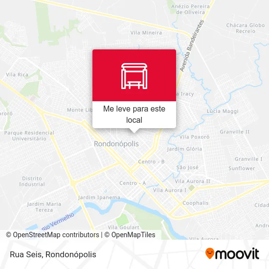 Rua Seis mapa