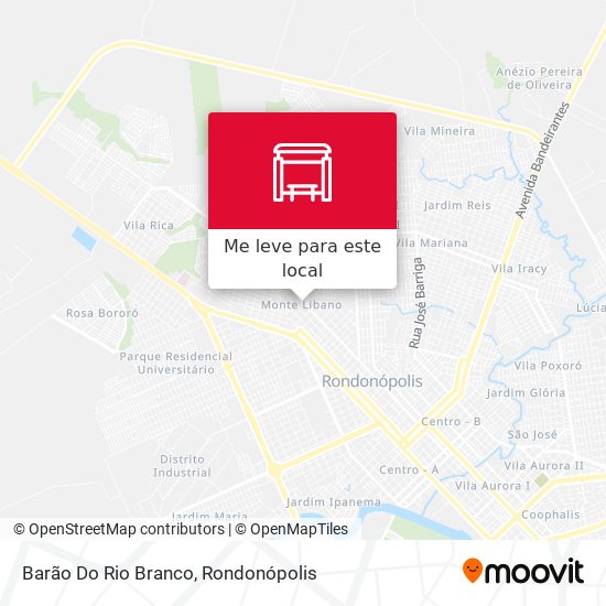 Barão Do Rio Branco mapa