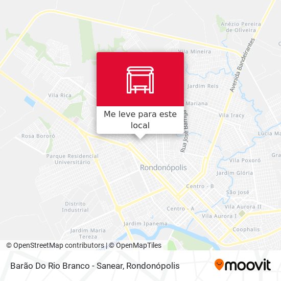 Barão Do Rio Branco - Sanear mapa