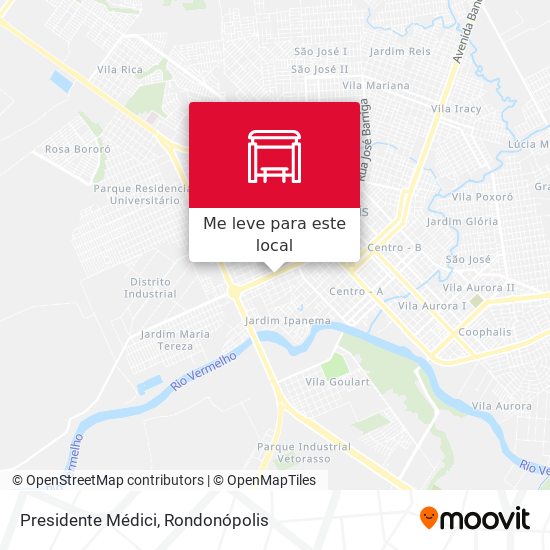 Presidente Médici mapa