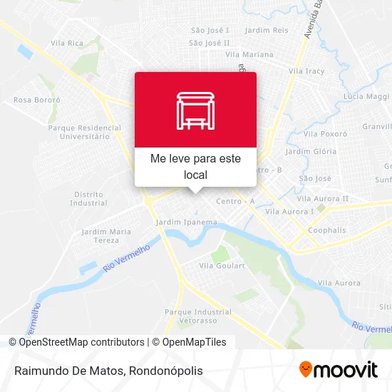 Raimundo De Matos mapa