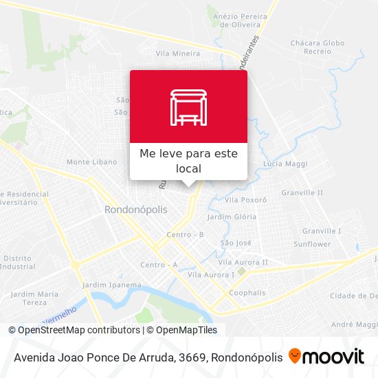 Avenida Joao Ponce De Arruda, 3669 mapa