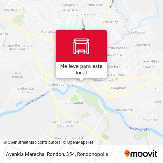 Avenida Marechal Rondon, 354 mapa