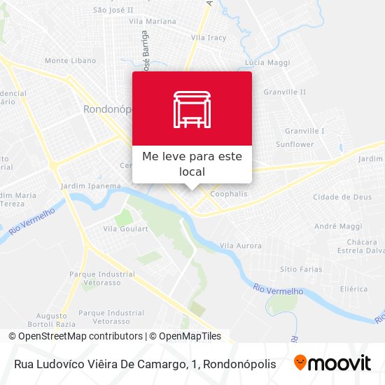 Rua Ludovíco Viêira De Camargo, 1 mapa