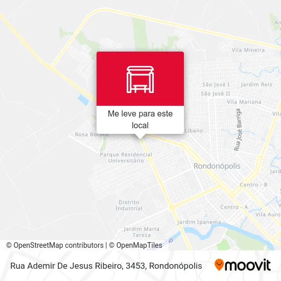 Rua Ademir De Jesus Ribeiro, 3453 mapa