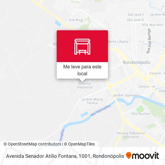 Avenida Senador Atilio Fontana, 1001 mapa
