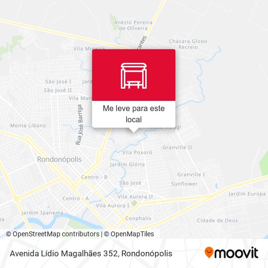 Avenida Lídio Magalhães 352 mapa