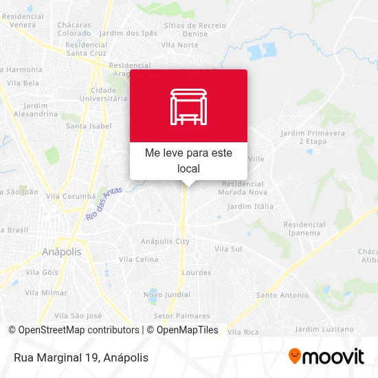 Rua Marginal 19 mapa