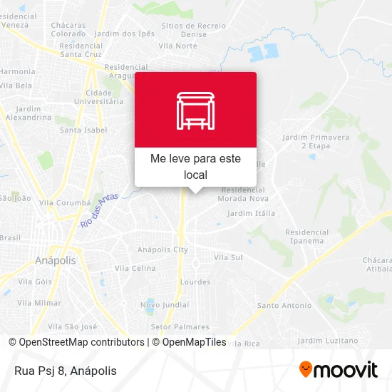 Rua Psj 8 mapa