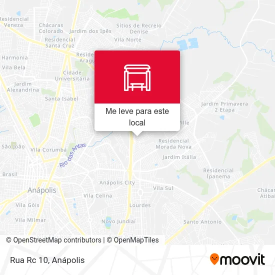 Rua Rc 10 mapa