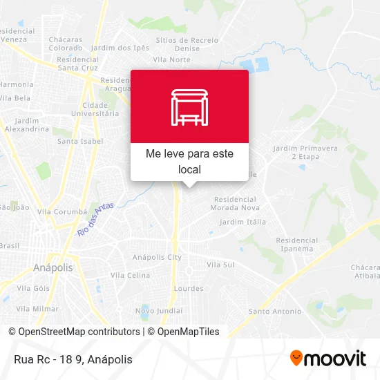 Rua Rc - 18 9 mapa