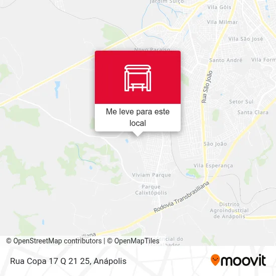 Rua Copa 17 Q 21 25 mapa