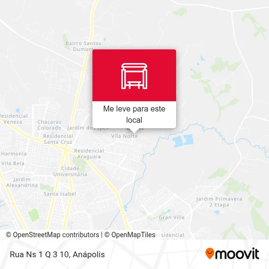 Rua Ns 1 Q 3 10 mapa