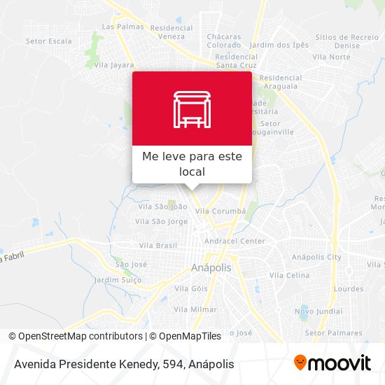 Avenida Presidente Kenedy, 594 mapa