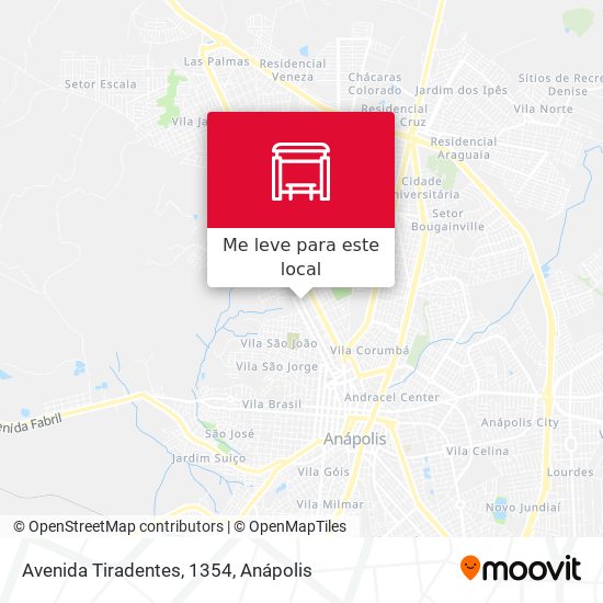 Avenida Tiradentes, 1354 mapa