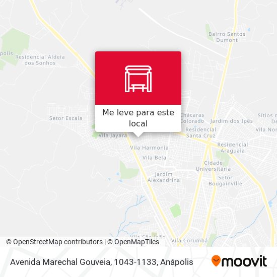 Avenida Marechal Gouveia, 1043-1133 mapa