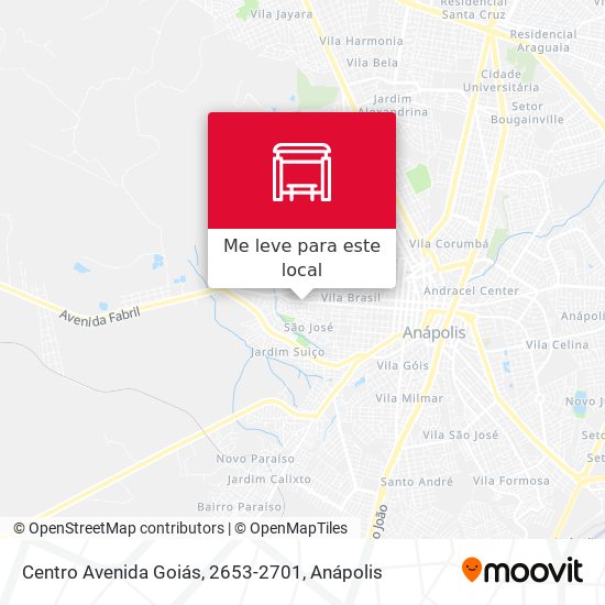 Centro Avenida Goiás, 2653-2701 mapa