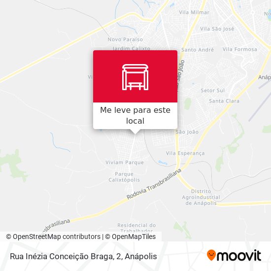 Rua Inézia Conceição Braga, 2 mapa