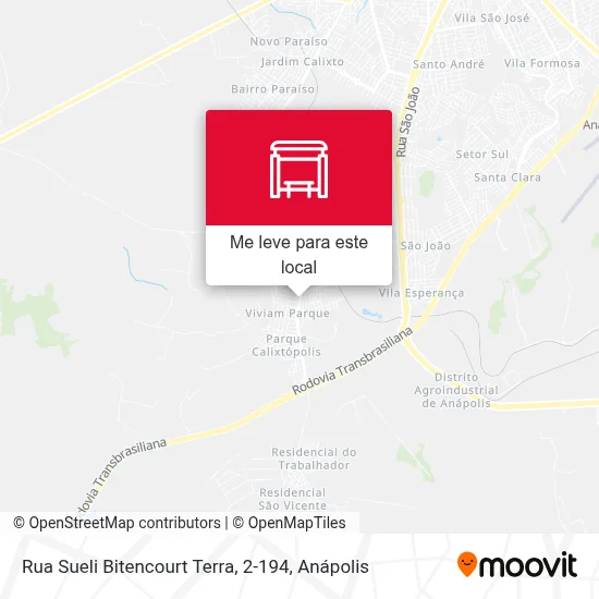 Rua Sueli Bitencourt Terra, 2-194 mapa