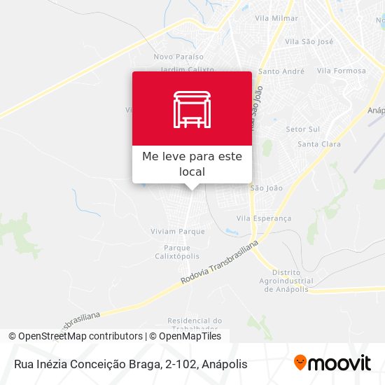 Rua Inézia Conceição Braga, 2-102 mapa