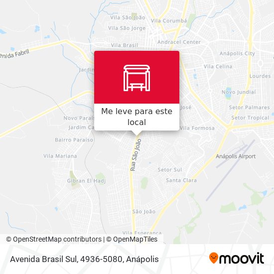 Avenida Brasil Sul, 4936-5080 mapa