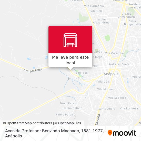 Avenida Professor Benvindo Machado, 1881-1977 mapa