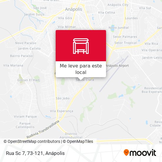 Rua Sc 7, 73-121 mapa