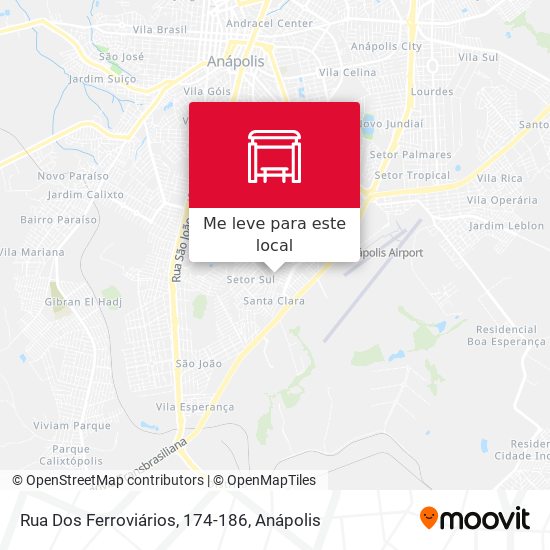 Rua Dos Ferroviários, 174-186 mapa