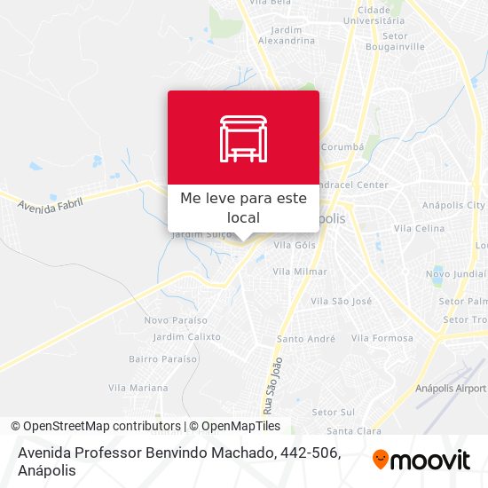 Avenida Professor Benvindo Machado, 442-506 mapa