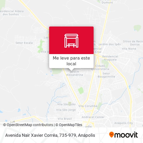 Avenida Nair Xavier Corrêa, 735-979 mapa